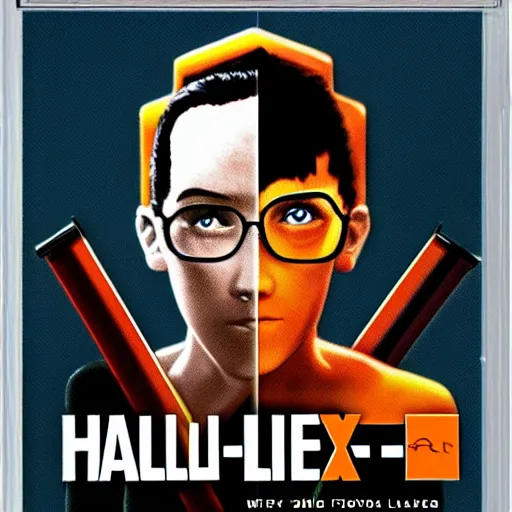 Image similar to NES box art for Half-Life Alyx