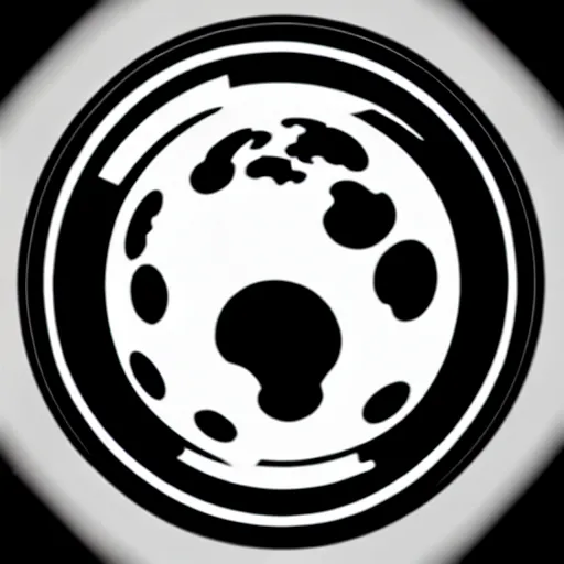 Image similar to custom black and white themed svg vector art panel for cnc plasma, laser, stencil, unique art deco planet design