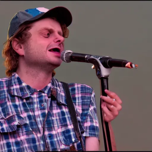 Image similar to mac demarco singing the song viceroy (the film)