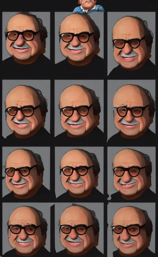 Image similar to Danny DeVito as a character in the game League of Legends, with a background based on the game League of Legends, detailed face, old 3d graphics