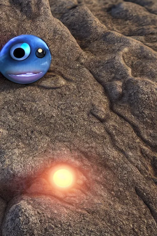 Prompt: A cute rock on the beach with googly eyes, dramatic lighting, cinematic, establishing shot, extremely high detail, foto realistic, cinematic lighting, post processed, concept art, high details, cinematic, 8k resolution, beautiful detailed, photorealistic, digital painting, artstation, concept art, smooth, sharp focus, artstation trending, octane render, unreal engine