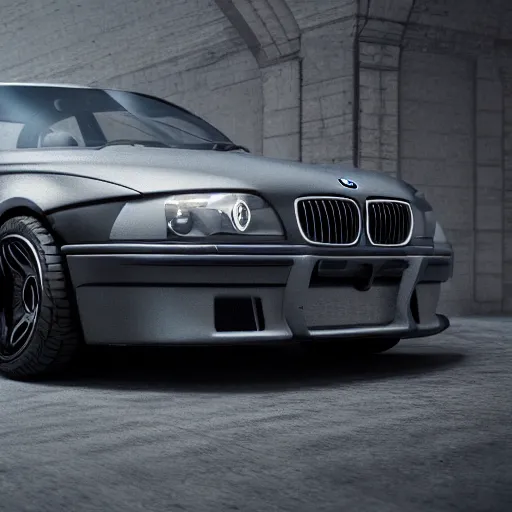 Image similar to a photograph of a custom BMW E35 designed by HR Giger. photograph, 8k resolution, incredible detail, award winning photgraph, high resolution, octane render, redshift, Zeiss Lens