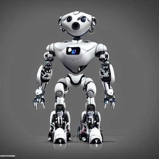 Prompt: Robot Lion, concept art, rim light, Studio light