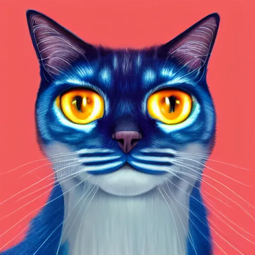 Prompt: symmetry!! portrait of beautiful ragdoll cat, long cat hairs, big cat eyes, colorful lighting, hyperrealistic, trending on pixiv fanbox, style of marvel cinematic universe