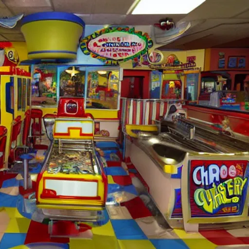 Image similar to the part of chucky's cheese you wished you never saw