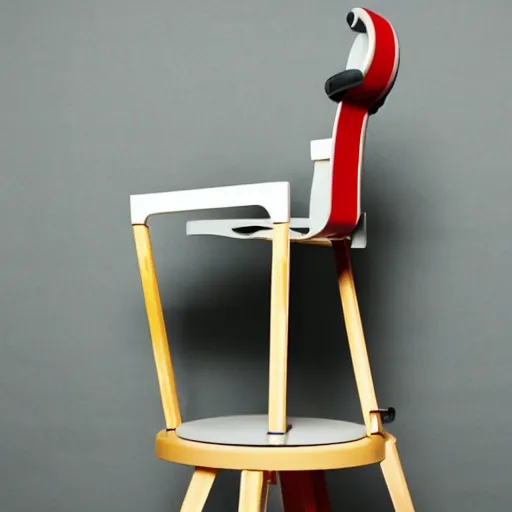 Image similar to product photography teenage engineering electric chair, dieter rams, jonothan ive, vintage