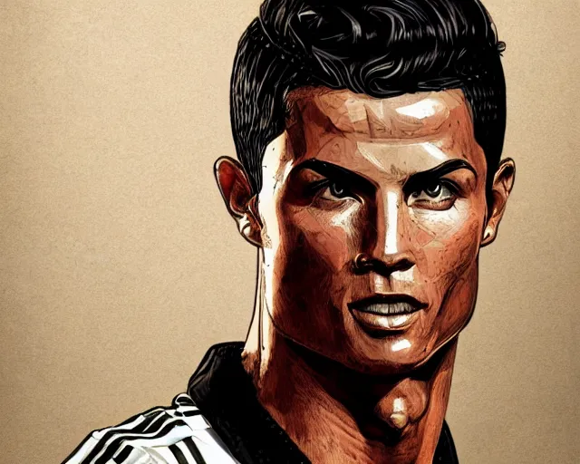 Prompt: cristiano ronaldo as a strong fantasy magician who does magic, fantasy art, in the style of Frank Neidhardt, illustration, epic, fantasy, intricate, elgant, amazing detail, digital painting, artstation, concept art, smooth, sharp focus