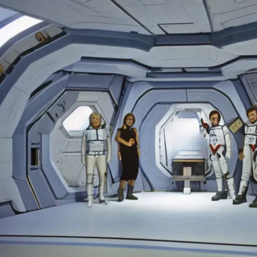 Prompt: space 1999 moonbase alpha