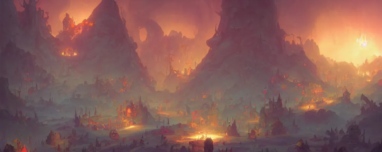 Prompt: candyland, epic, hiroshi yoshida, blake rottinge, marc simonetti, gouache, fire lit, magical atmosphere, trending in artstation by peter mohrbacher,