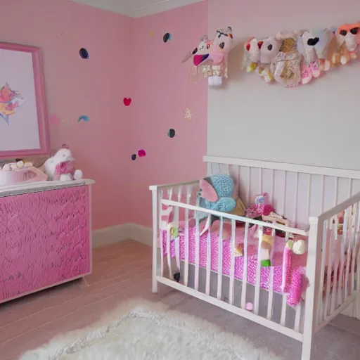 Image similar to kawaii baby room