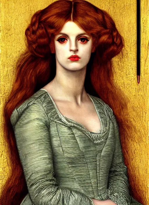 Prompt: extremely detailed, intricate photo realistic portrait beautiful female android, art by dante gabriel rossetti,