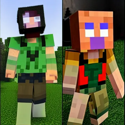 minecraft zombie steve skin