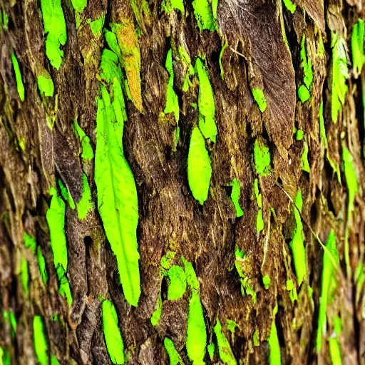 Image similar to close up of a totara tree leaf and bark texture