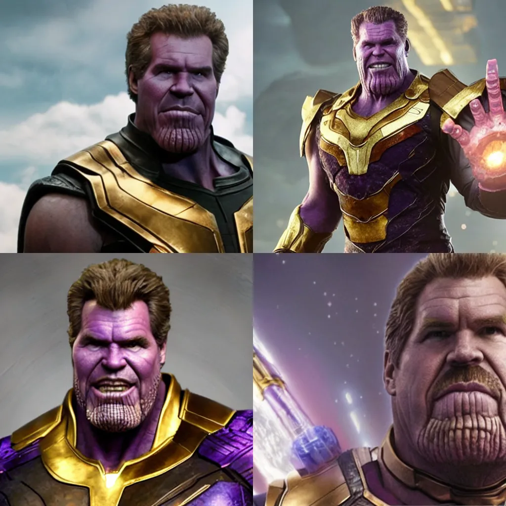 Prompt: WIll Farrell as Thanos