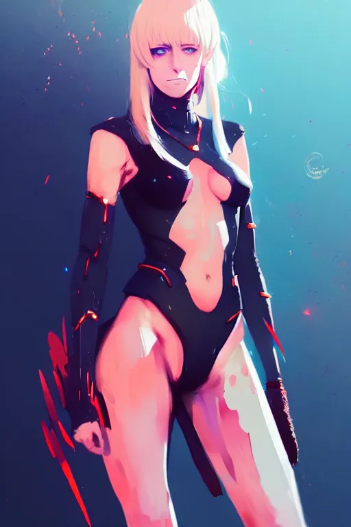 Image similar to a ultradetailed full body portrait of artoria pendragon, by conrad roset, greg rutkowski and makoto shinkai trending on artstation