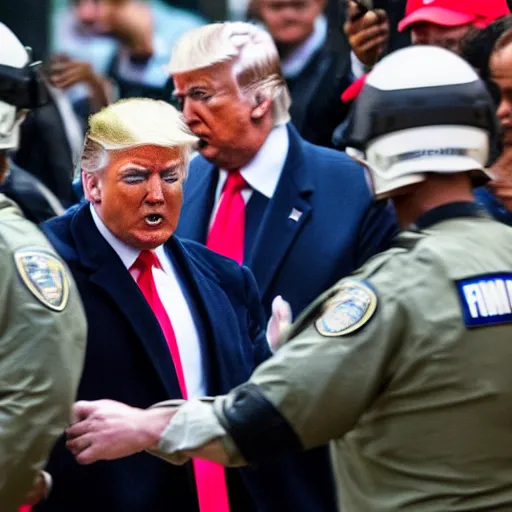 Image similar to fbi arresting donald trump