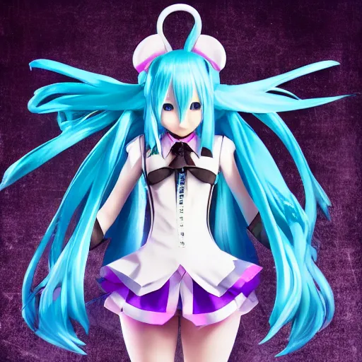 Image similar to Hatsune Miku in Arcane by riot games