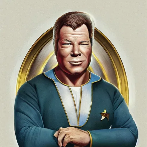 Image similar to young william shatner as captain kirk Funny cartoonish by Gediminas Pranckevicius H 704 and mort drucker Tomasz Alen Kopera, masterpiece, trending on artstation