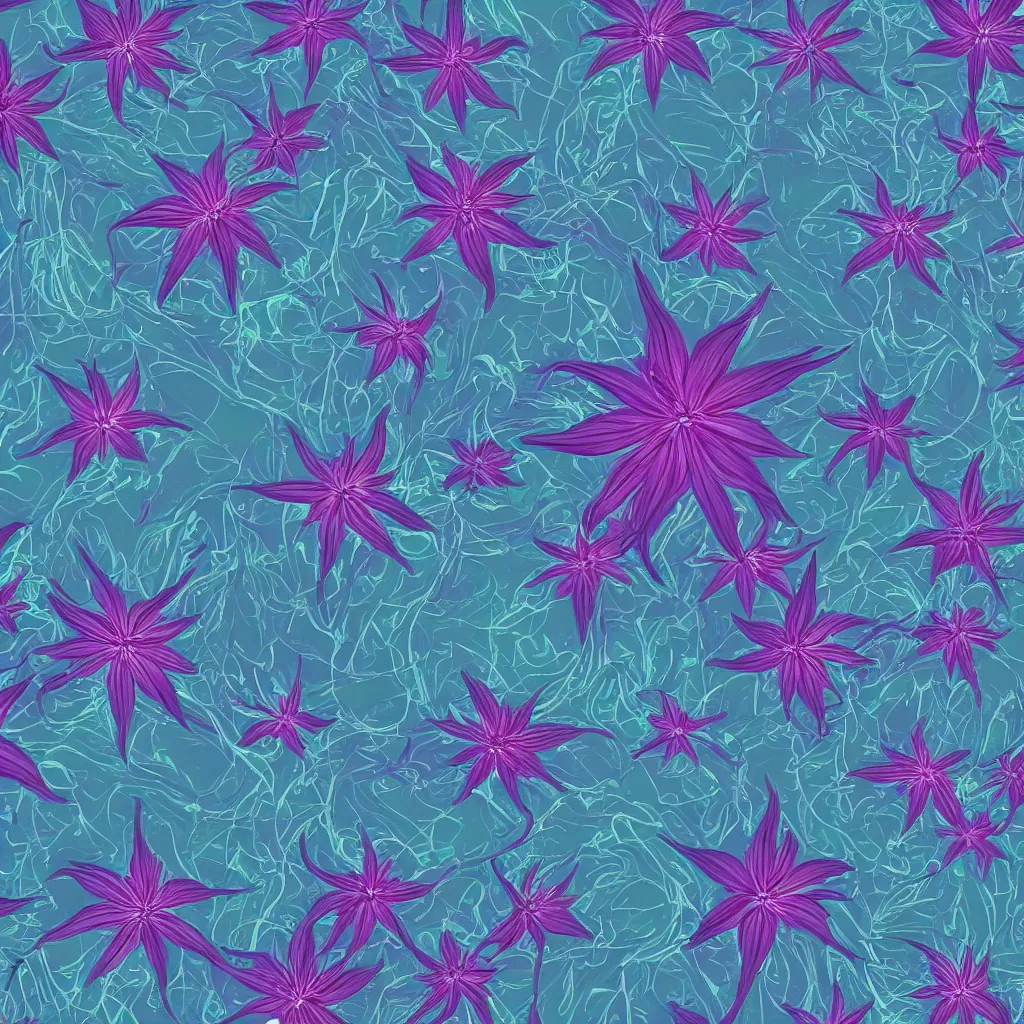 Prompt: clematis theme logo, clematis theme banner, clematis design, clematis in the deep sea, clematis like stars in the sky, trending on artstation, warm light, lovely and cute, fantasy art, 8 k resolution, highly detailed, pattern with optical illusion