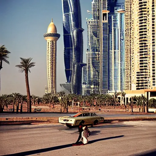 Prompt: gta : dubai by steve mccurry