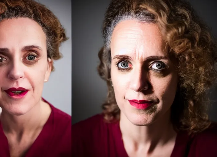 Image similar to dslr photo still of woman!!!! jordan peterson!!!! dressed as a woman dressed as a woman, 8 k, studio lighting