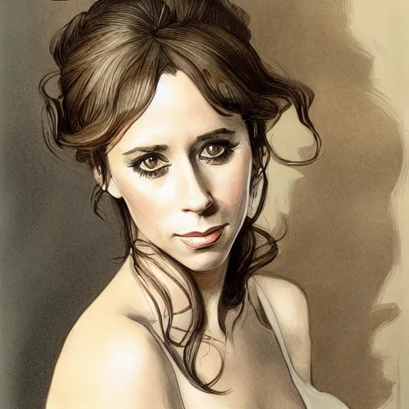 Prompt: a highly detailed portrait of jennifer love hewitt in the style of peter mohrbacher and in the style of charles dana gibson.