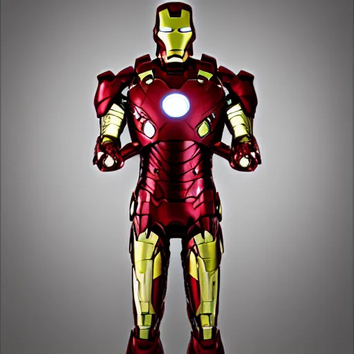 Prompt: Iron Man suit made by ancient Egyptians 4K detail