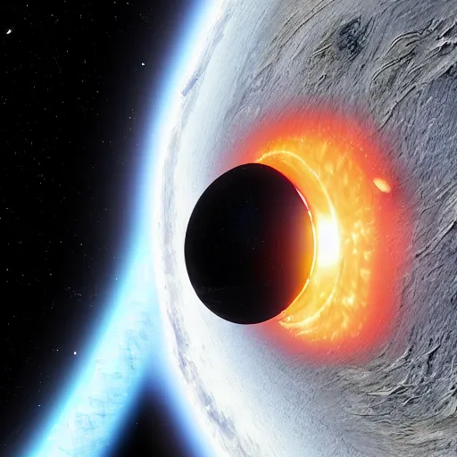 vessel vs black hole space