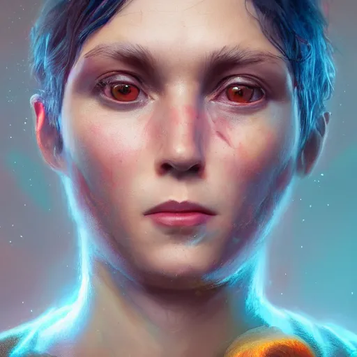 Image similar to A beautiful portrait of huggy-wuggy from poppy playtime video game, fullbody, ultra high detailed, glowing lights, oil painting, Greg Rutkowski, Charlie Bowater, Beeple, unreal 5, DAZ, hyperrealistic, octane render, RPG portrait, dynamic lighting, fantasy art, beautiful face