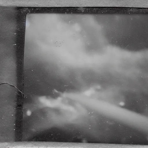 Image similar to tintype photo, underwater, tornado