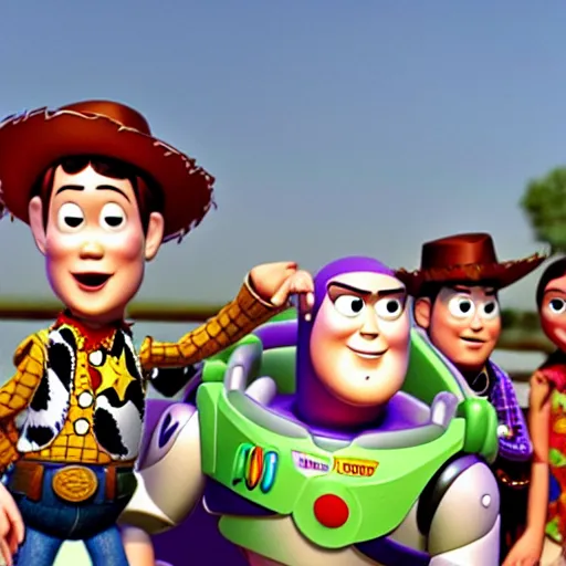 Image similar to hippies in Toy Story (1999)