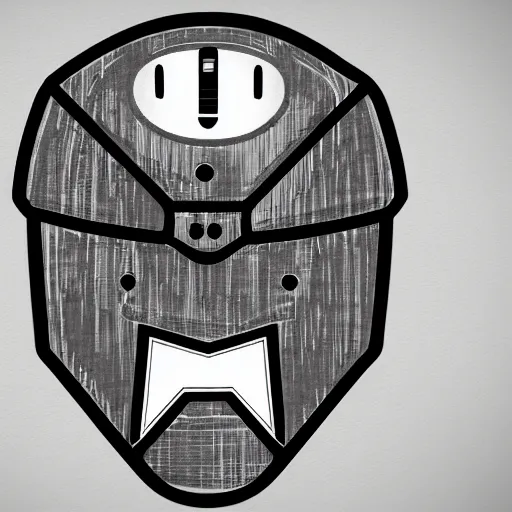 Image similar to sketches concept art robot mascot simple large head icon