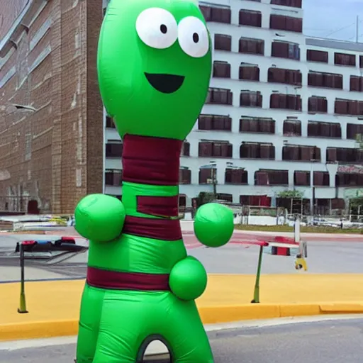 Image similar to wacky inflatable flailing arm tube man