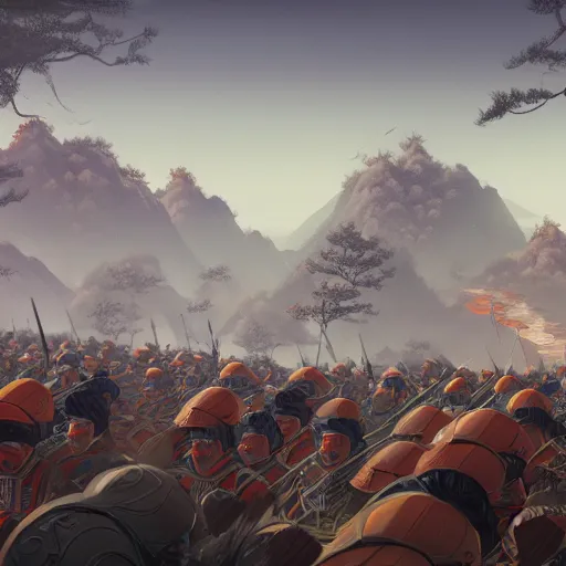 Image similar to beautiful render of tang dynasty, war by victo ngai and andreas rocha and greg rutkowski, trending on artstation, unreal engine, 8 k hd wallpaperjpeg artifact, blur, artfact