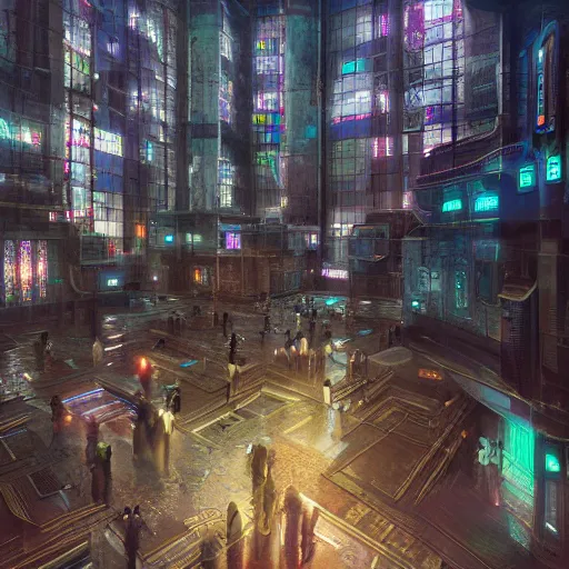 Prompt: Photorealistic cyberpunk mosque in crowded Tokyo. Hyperdetailed photorealism, UHD, amazing depth, glowing rich colors, powerful imagery, 3D octane cycle finalrender, 3d shading, cinematic lighting, artstation concept art