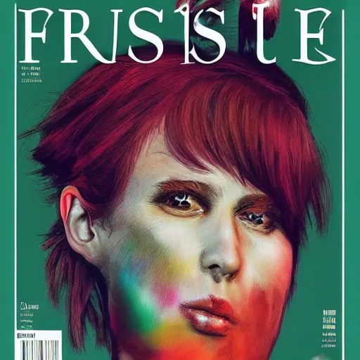 Prompt: hi fructose magazine cover