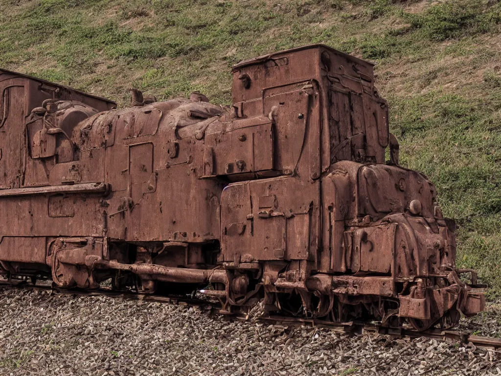 Image similar to old rusty train in quicksand