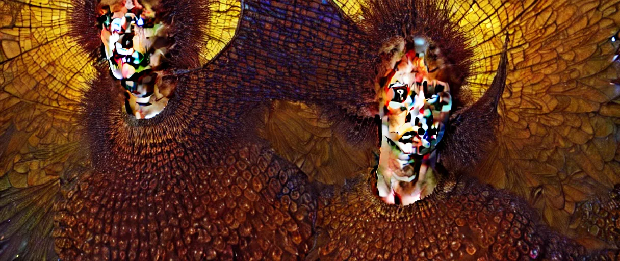 Image similar to hyperrealist highly detailed english medieval portrait of high fashion archangel wrapped in ferrofluid liquid, by Annie Swynnerton and Tino Rodriguez and Maxfield Parrish, elaborately costumed, rich color, dramatic cinematic lighting, extremely detailed, radiating atomic neon corals, concept art pascal blanche dramatic studio lighting 8k wide angle shallow depth of field