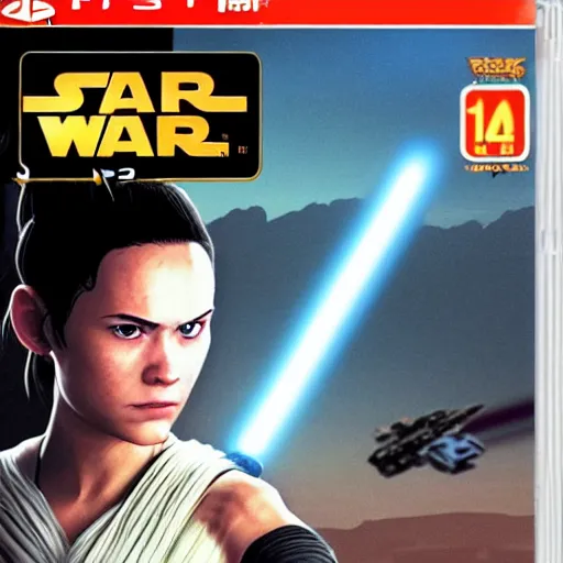 Image similar to rey skywalker game for the ps 2