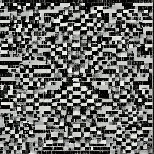 Prompt: Cellular Automata, Mosaic, Greg Rutkowski