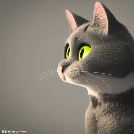 Image similar to tabi cat with flowers, anime, disney, pixar, 8 k, hd, dof, kodak film, volumetric lighting, subsurface scattering, photorealistic, octane render, details