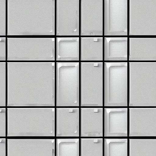 Image similar to 4 k large tiled retrofuturism brutalist door white black seamless texture, material, hip modern design, flat, pbr, hi - res