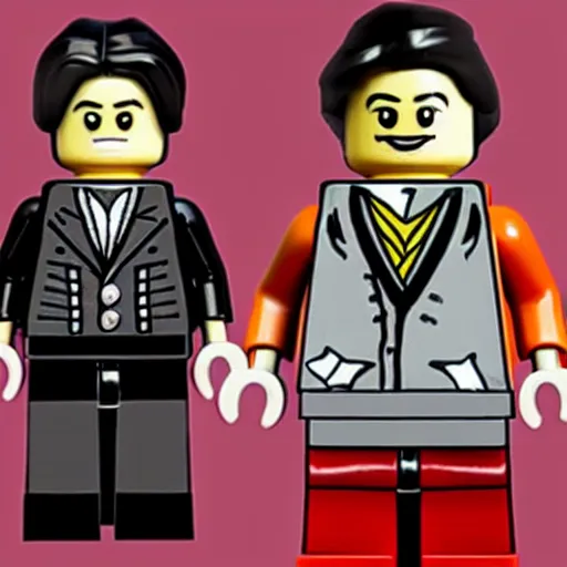 Image similar to johhny depp as a lego figure