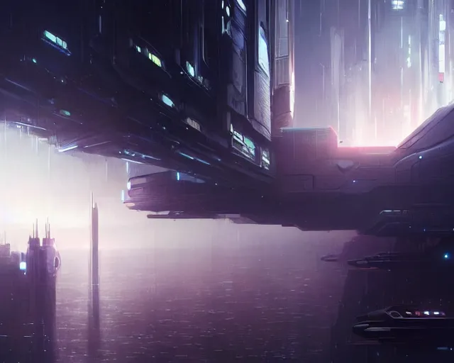 Image similar to great city at the end of time floating in space, a sci-fi digital painting by Greg Rutkowski and James Gurney, ghost in the shell, trending on Artstation, eerily beautiful, highly detailed