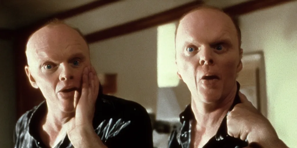 Image similar to a film still of Bill burr in Halloween (1978l, high quality
