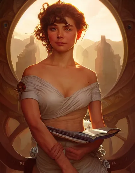 Prompt: climate change personified. sun, summer, strength, knowledge, portrait, symmetrical, highly detailed, digital painting, artstation, concept art, smooth, sharp focus, illustration, cinematic lighting, strength, art by artgerm and greg rutkowski and alphonse mucha and louis theophile hingre