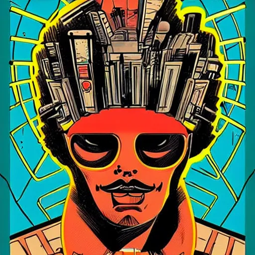 Prompt: retro futurist illustration art by butcher billy