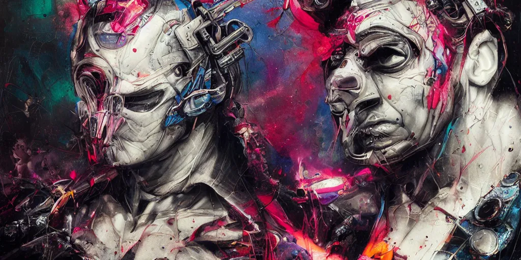 Image similar to dream portrait of Batman, cameras, melting ,8k,by tristan eaton,Stanley Artgermm,Tom Bagshaw,Greg Rutkowski,Carne Griffiths, Ayami Kojima, Beksinski, Giger,trending on DeviantArt,face enhance,hyper detailed,minimalist,cybernetic, android, blade runner,full of colour