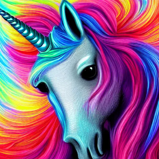 Image similar to unicorn, cute, digital art