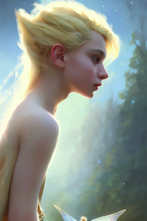 Image similar to cinematic shot of an epic portrait of a cute blonde fairy dressed in military clothes, stylised military clothes, large wings on back, shiny skin, beautiful, small details, realistic poster with volumetric light from jeremy lipkin and michael garmash, craig mallism, artgerm, unreal engine, radiant light, digital art, trends at art station, a masterpiece